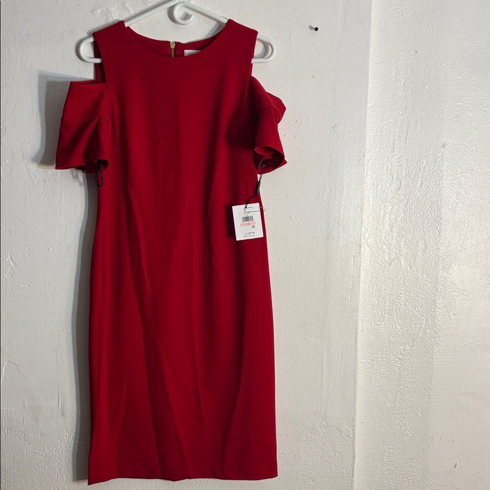 Calvin Klein Red Dress size 10